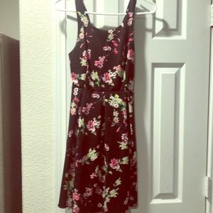 Black Floral Dress